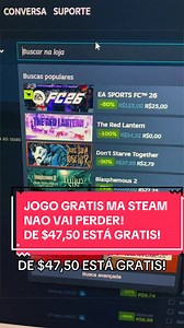 JOGO GRATIS MA STEAM NAO VAI PERDER! DE $47,50 ESTÁ GRATIS! #alancleber #alanclebergames #games #gamers gamegirl seabriuroda fy #foryou pc pcgaming pcgamer free ps4 ps5 xbox xboxsx nintendoswitch steam epicgames jogos you uhd630 epic gamingontiktok thunderkeys amazongaming jogomisteriosoepicgames nintendoswitch2 GameTok