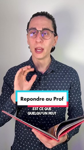 Échange Humoristique Élève Prof