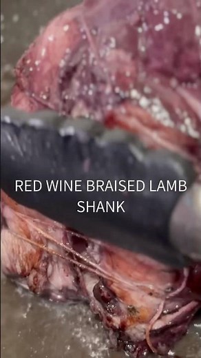 Lamb Shank Braised in Red Wine | French Cuisine(仔羊の赤ワイン煮込み) #cooking #frenchcuisine #food