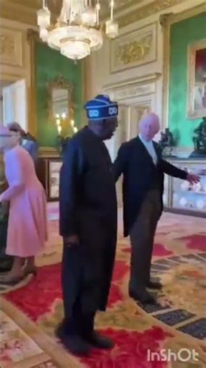 King Charles gives President Tinubu a tour of the castle's art collection relating to Nigeria