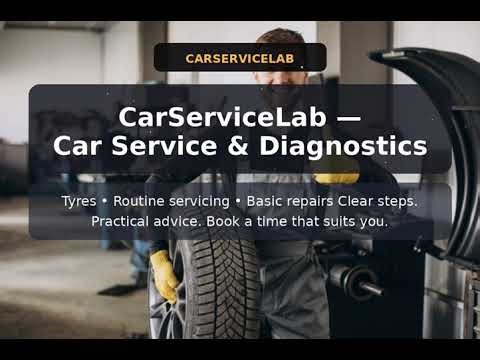 CarServiceLab: Car Service & Diagnostics Made Simple