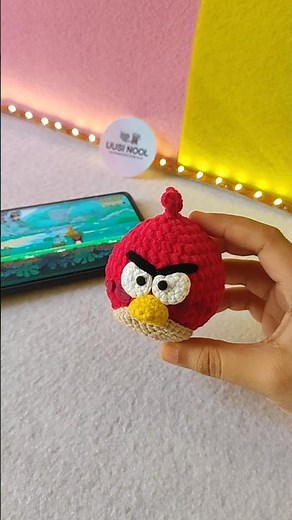 crochet angry bird plush ❤ #angrybirds #plushtoys #keychain