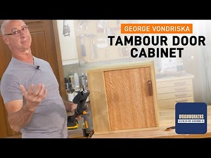 Power Carved Tambour Door Cabinet. 🚪
