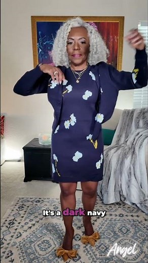 🍂Walmart Fall Fashions! Cozy Fall Outfit: Sweater Dress & Cardigan - Absolute Perfection! #shorts