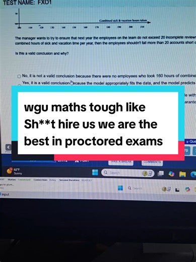 wgu maths tough like Sh**t hire us we are the best in proctored exams #wgunursing #wgunursingstudent #ditancelearning #onlineexam #wgugrad