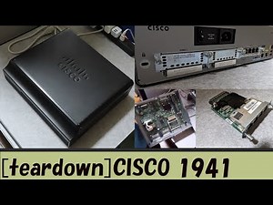 Cisco 1941 Router disassemble and assemble