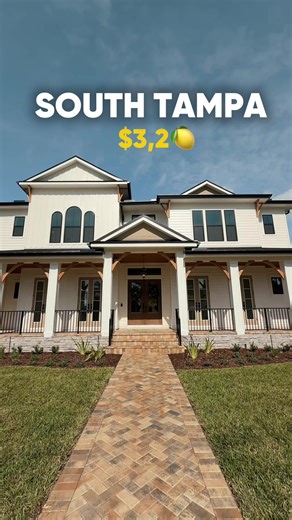 📍 South Tampa | New Construction 🛏 4 Bedrooms 🛁 5 Bathrooms 📐 5,162 Sq Ft ✨ Highlights: • Brand-new luxury construction • Located in the Mabry, Coleman & Plant school district • Chef’s kitchen with Fisher & Paykel appliances, double islands & hidden pantry • Open-concept living with double-sided gas fireplace • Primary suite with spa-style bathroom, soaking tub & custom closet • Media room second-floor laundry with dog wash station • Covered lanai, pool & spa, summer kitchen • Elevator, whol