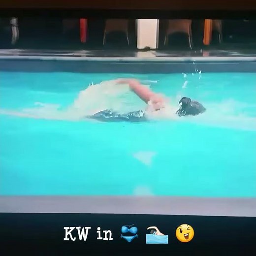 Kate Winslet swimming