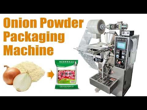 Automatic onion powder packaging machine | Powder filling and packaging machine for food plannt