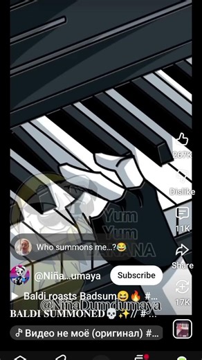 why is baldi's here i don't know what you doing he is piano look like baldi song