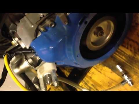 HHO Motor mit 100% Knallgas betrieben