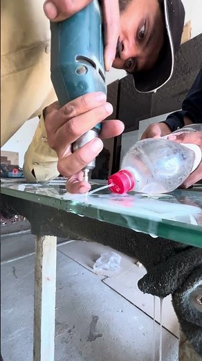 🔥 ⚡ Genius Trick! Making Holes in Glass Panel Without Cracks 🔥
