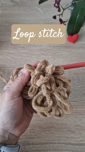 ako háčkovať loop stitch / how to crochet loop stitch #loopstitch #crochet #tutorial