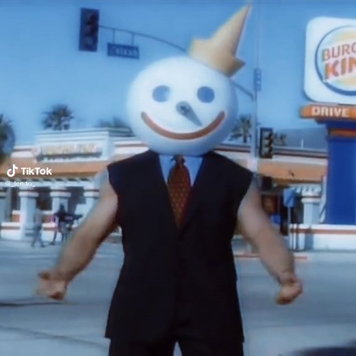 Jack in the Box Mascot Face Reveal - Hilarious Reaction