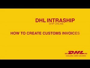 How to create a Customs Invoice