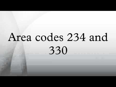 Area codes 234 and 330