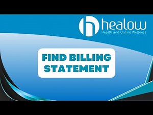 How To Find Billing Statement On Healow App ~ Healow App Get Billing Statement