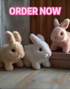 🐇 Meet Bunby, your new realistic bunny toy! Soft, cuddly, and perfect for all ages. https://rebrand.ly/varumarken | DARK department