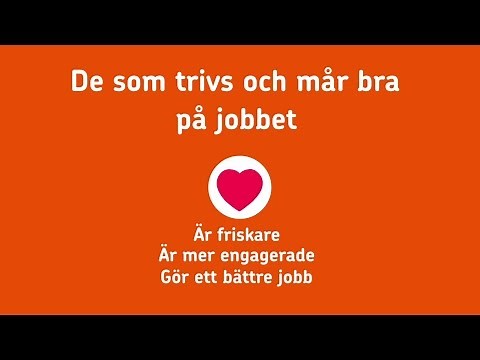 Ett aktivt arbetsmiljöarbete