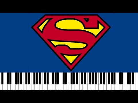 🎹 EASY piano: Superman keyboard tutorial (movie theme) by #EPT