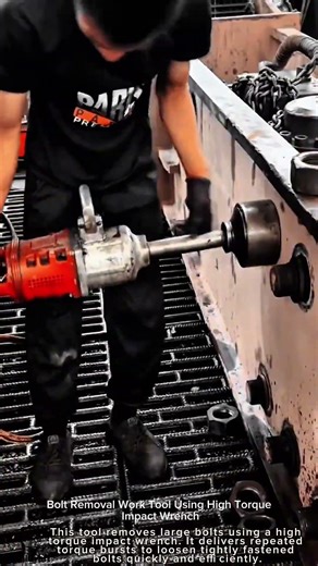 Bolt Removal Work Tool Using High Torque Impact Wrench #worktool