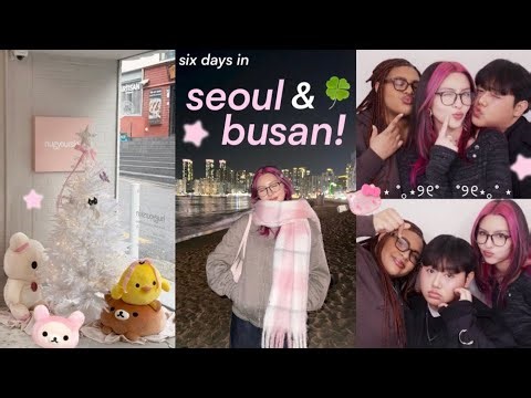 KOREA VLOG!! .☘︎ ݁˖ train to busan, late nights, seongsu shopping, and lots of food