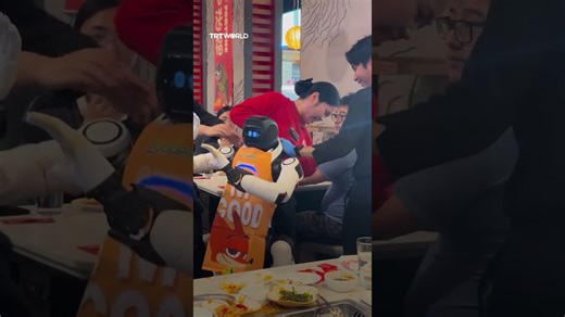 Glitching robot goes haywire in US restaurant - World News