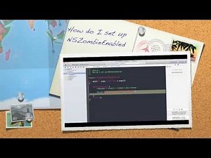 How do I set up NSZombieEnabled, Xcode Tutorial, IOS