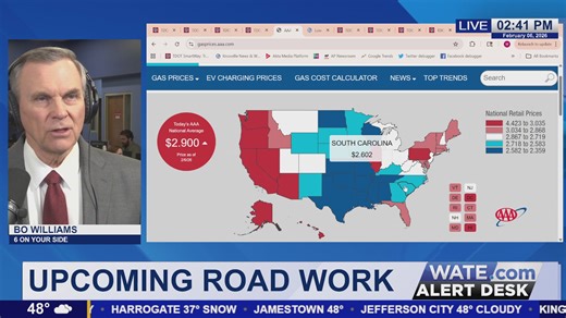 Where to find cheap gas in East Tennessee│Upcoming road work