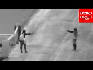 Shocking Border Video: Armed Criminal Robs Migrants Right After They Cross Into US