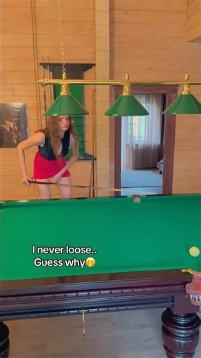 Secret Tactics to Win Every Billiards Game #fypシ #tallgirl #funny #billiards #lifehacks #skirt