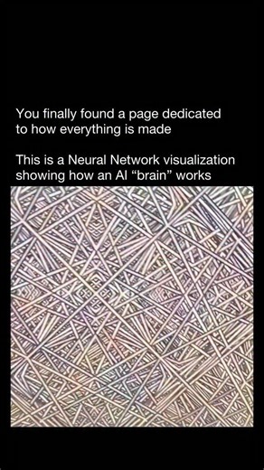 How Everything Is Made on Instagram: "Neural networks don’t think like humans, but they learn in a similar way. Data passes through layers of connected nodes, and each connection is adjusted based on how wrong the output is. Over thousands or millions of repetitions, the network minimizes error by fine-tuning these weights. The visual patterns you see represent internal activations as the model processes and refines information. Different systems, same principle: learning through feedback."