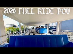 Magic Kingdom TTA PeopleMover 2026 Full Ride POV Experience in 4K | Walt Disney World Florida
