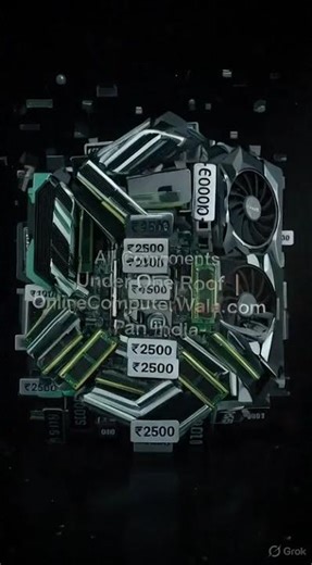 ALL COMPUTER COMPONENT UNDER ONE ROOF #laptop #pcgaming #tech