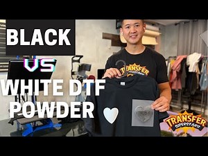 DTF Black Powder vs White Powder - Is there a Difference in Heat Transfers?