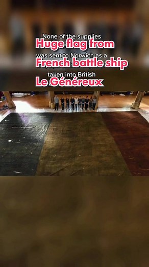 History of the Huge Flag from French Ship Le Généreux
