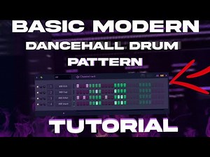 BASIC TRAP DANCEHALL DRUM PATTERN TUTORIAL 101 *MUST WATCH*