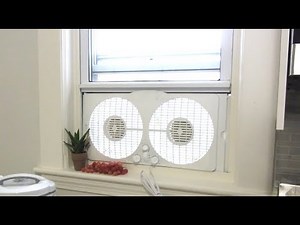Home Depot 9" Window Fan | Reversible In and Out Exhaust | Model WDF9-2 | Twin Window Fan Review