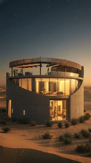 Old Abandoned House in Desert