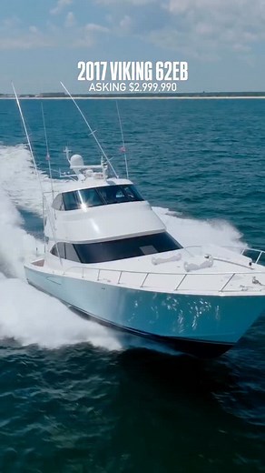 Tag the next owner of this 2017 Viking 62 Enclosed Bridge currently available for sale! Experience the perfect blend of power, luxury, and tournament-ready capability aboard this meticulously maintained 2017 Viking 62 Enclosed Bridge. Powered by low-hour MTU 12V2000 M96L engines and outfitted with premium upgrades like a new Seakeeper 26 gyro stabilizer, advanced Garmin electronics, and a spacious, elegant interior, this vessel is designed to deliver exceptional performance on the water and unpa