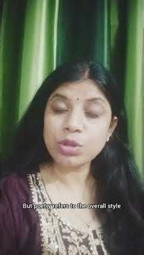 Poem vs Poetry Explained Simply #shortsfeed #englishliterature #literaturelovers #facts