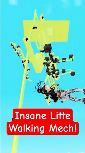Roblox Build a Boat for Treasure Insane Little Walking Mech! #babft #roblox