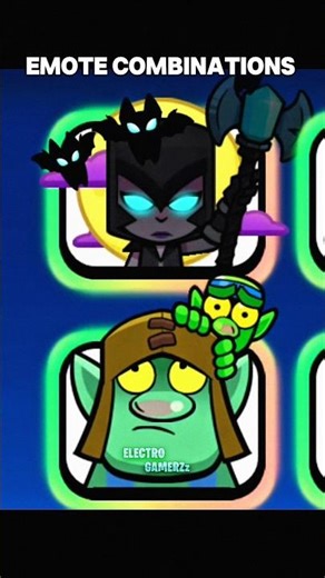 Emote Combinations 1 💀🔥 #shorts #clashroyale