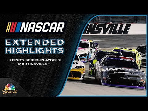 NASCAR Xfinity on The CW | HIGHLIGHTS: Martinsville playoff race | Motorsports on NBC