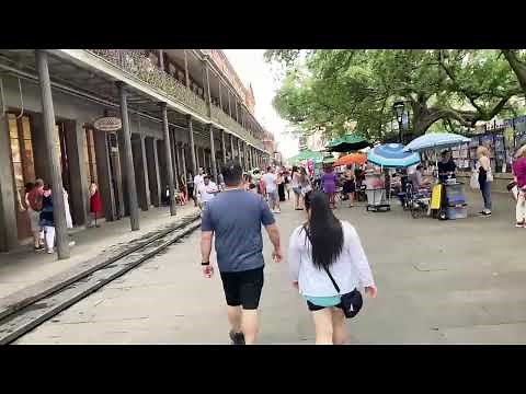 French Quarter Fest 2022 - live walk through New Orleans music festival