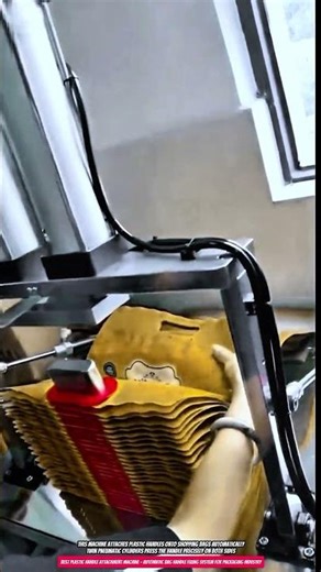 Best Plastic Handle Attachment Machine – Automatic Bag Handle Fixing System for Packaging Industry