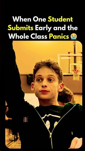When One Student Submits Early and the Whole Class Panics #memes #relatable #exam #studentlife