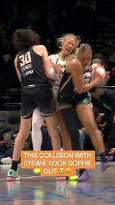 A foul on Stewie was called tho 😅 #breannastewart #sophiecunningham #indianafever #newyorkliberty #wnba