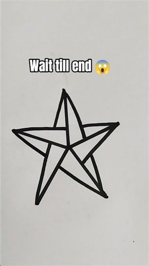 Star ⭐ drawing step by step #drawings #art #trendingreels