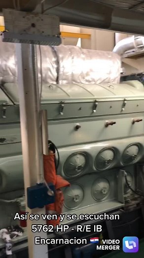 Sala de Máquinas EMD 16-645-E7B #paraguay🇵🇾 #barco #turbo #maquina #hardwork #astillero